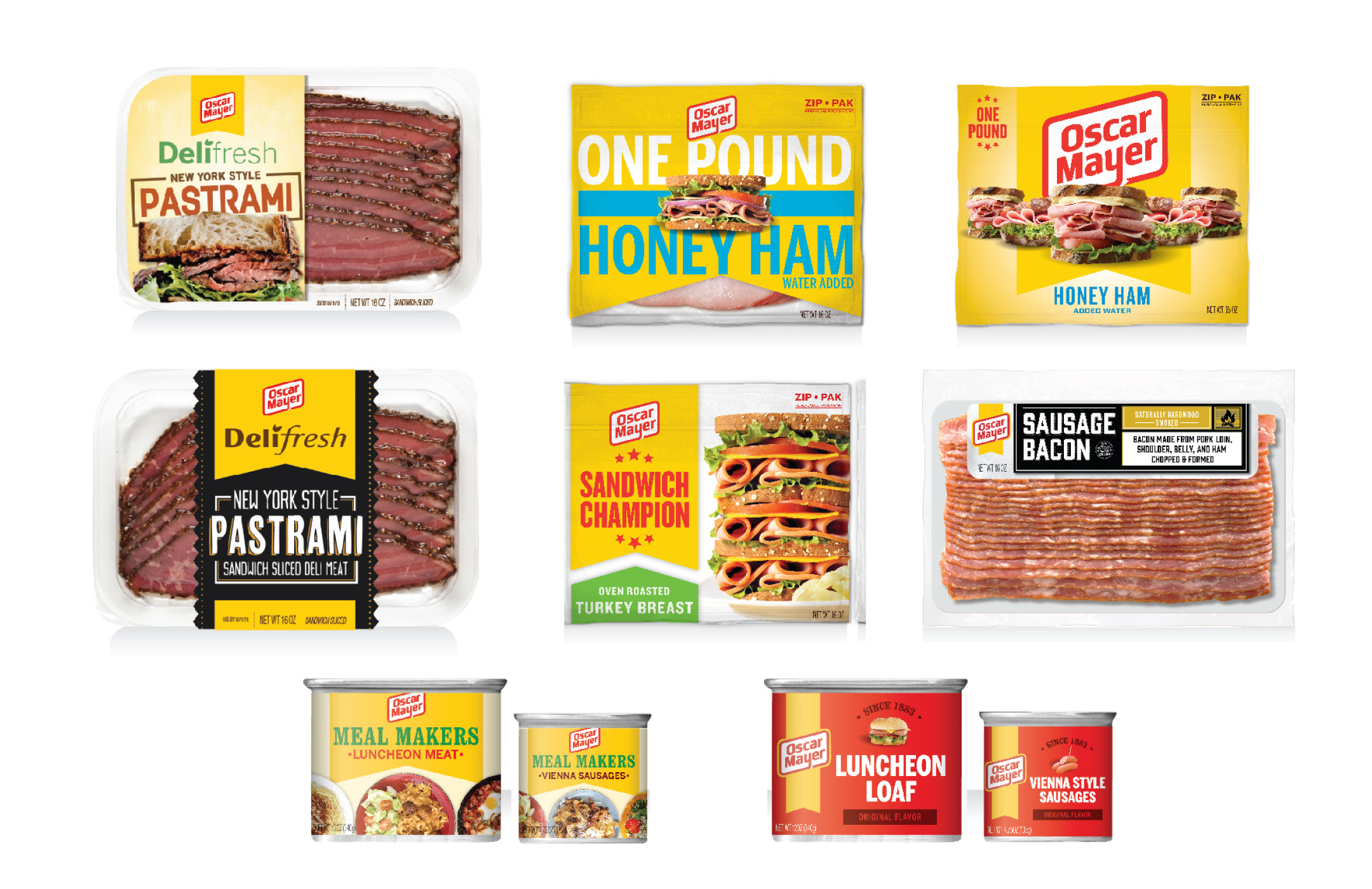 Oscar Mayer packaging design